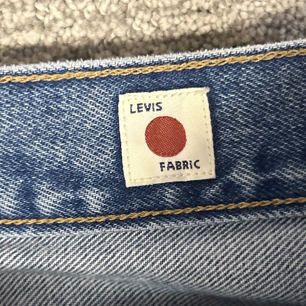 Levi's Japanese Selvedge Column Jeans Womens 27x27 Embroidered Denim - Picture 3 of 11